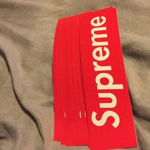 Supreme Box Logo Stickers